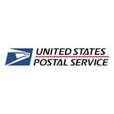 A united states postal service logo is shown.